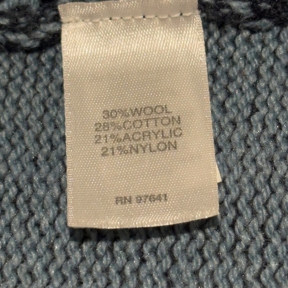 J Jill Womens Wool Tie Cardigan Duster Sweater Sz L Open Knit Beach Office NWOT - Picture 9 of 14